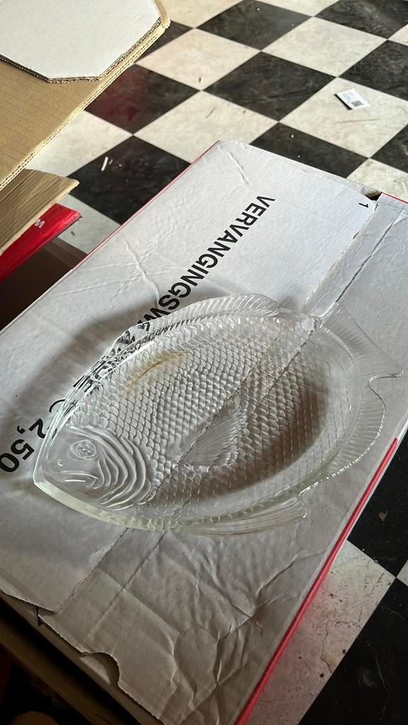 Vintage Vis schaal antiek retro, Ophalen