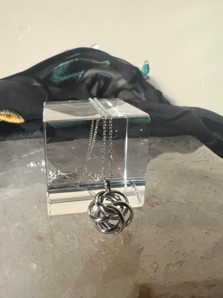 Ketting & hanger sterling zilver uniek topkado uniek SALE, Met hanger, Nieuw, Ophalen of Verzenden, Zilver
