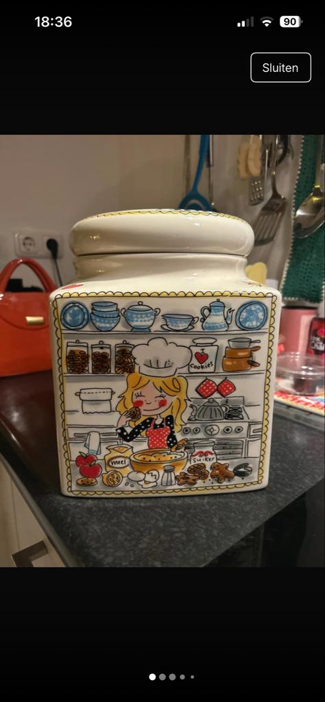 Grote voorraadpot Blond Amsterdam, Ophalen of Verzenden, Zo goed als nieuw