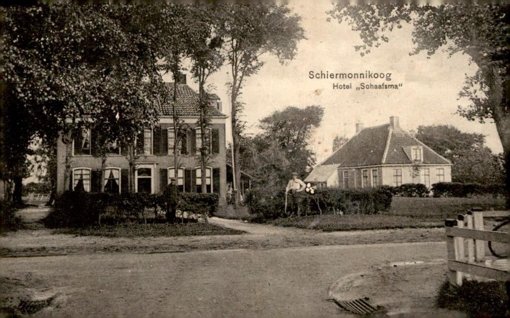 Schiermonnikoog Hotel Schaafsma # 879, Verzenden, Voor 1920, Gelopen, Waddeneilanden