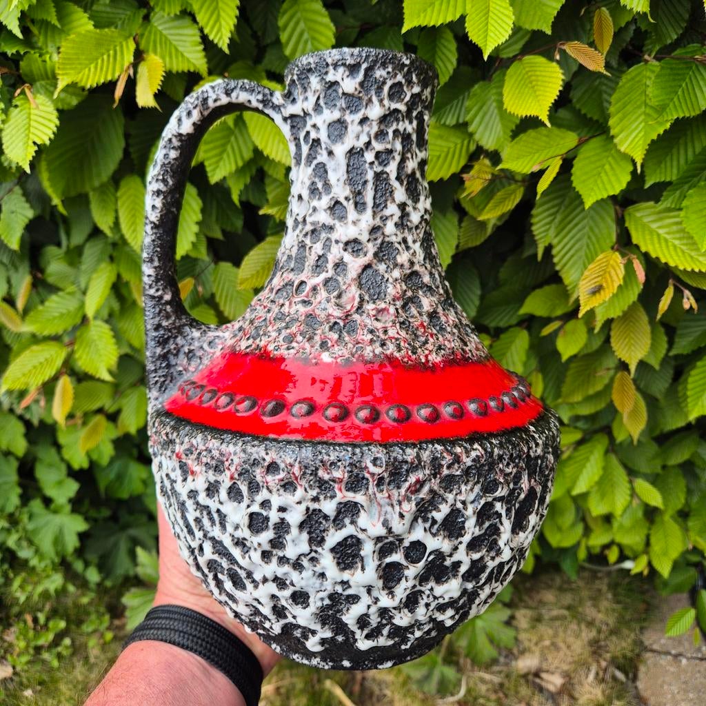 West-Germany vaas Schlossberg keramiek, Ophalen of Verzenden, Zo goed als nieuw