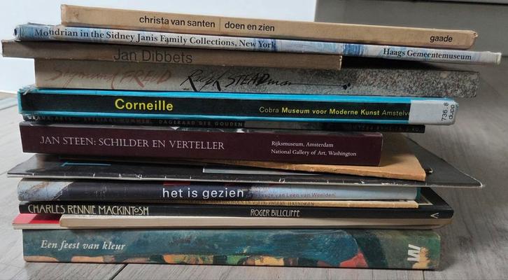 17 ( partij )  kunstboeken diversen., Boeken, Partijen en Verzamelingen, Gelezen, Ophalen of Verzenden