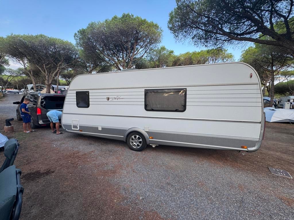 Tabbert davinci 540 DM, Tabbert, Frans bed, 7 tot 8 meter, Treinzit