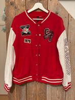 Base ball jas met wit en rood H&M maat S., Verzenden, Zo goed als nieuw, Maat 36 (S), Rood