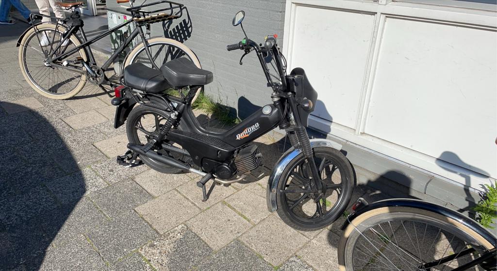 Tomos Quadro A35 Bromfiets - Zwart (bl kenteken), Fietsen en Brommers, Brommers | Tomos, Ophalen, Gebruikt, Quadro
