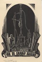 0264 Ex Libris Nederland : Dirk Govert van Luijn, 1936, Verzenden