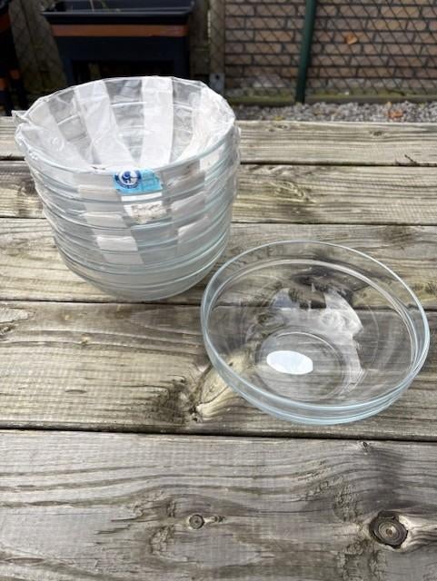 glazen kom 6 stuks samen merk Pasabahce, Ophalen of Verzenden, Nieuw, Glas