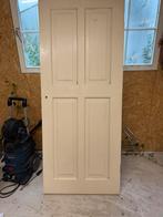 Set 5x massief eiken houten paneeldeuren antiek, Doe-het-zelf en Verbouw, Deuren en Horren, Ophalen, Gebruikt, Binnendeur, 200 tot 215 cm