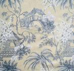‘NEW ORIENTAL SCENE’ by ‘LINWOOD’, Overige kleuren, 120 cm of meer, Ophalen of Verzenden, Linnen