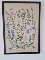 VINTAGE GROOT BORDUURWERK INGELIJST, Ophalen of Verzenden
