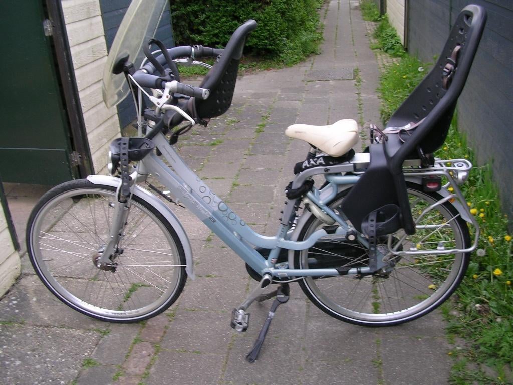 Z. G.A. nieuwe damesfiets met kinderzitjes merk SPARTA., Ophalen, Sparta, Versnellingen, 56 cm of meer