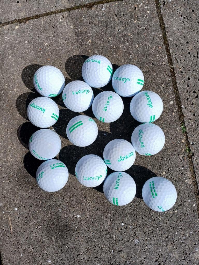15 groene proffesionele golfballen, Sport en Fitness, Golf, Ophalen