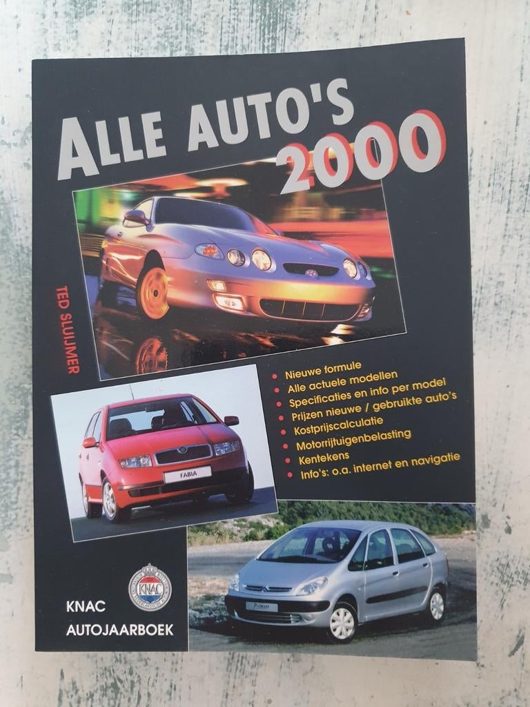 Alle Auto's 2000 KNAC autojaarboek, Boeken, Ophalen of Verzenden