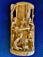 Afrikaans houtsnijwerk uit Malawi, Antiek en Kunst, Kunst | Beelden en Houtsnijwerken, Ophalen, Afrika, Hout