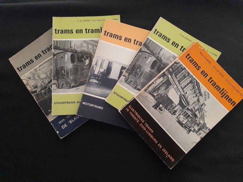 serie boekjes Trams en Tramlijnen - diverse delen, Boeken, Ophalen of Verzenden, Zo goed als nieuw, Diverse auteurs, Tram