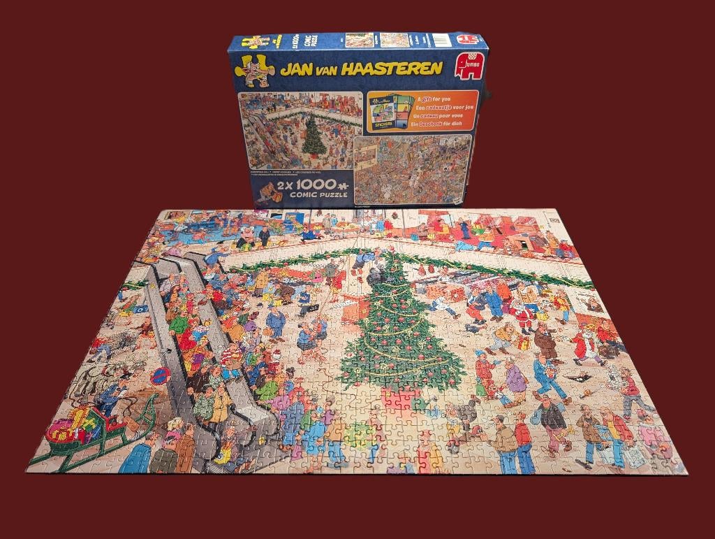 Jan van Haasteren 'Black Friday', Ophalen of Verzenden, Meer dan 1500 stukjes, Zo goed als nieuw, Legpuzzel