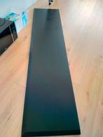 Meubelplaat met afgeronde kanten.maten op foto's.zwart., Ophalen, Gebruikt