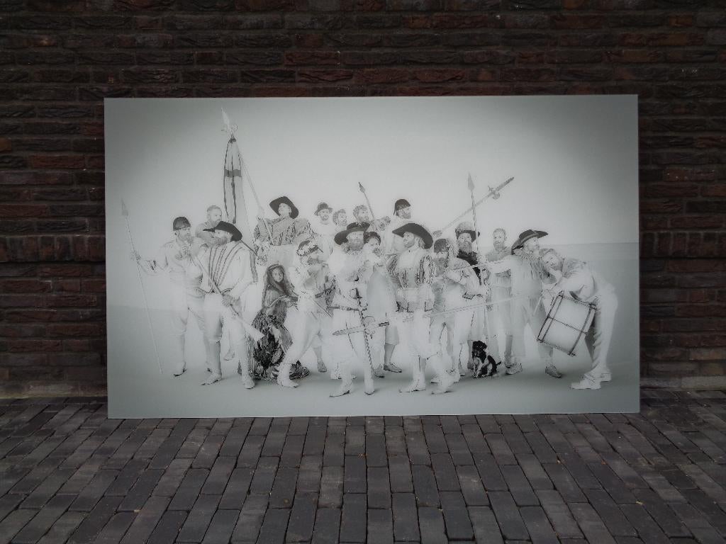 Fotokunstwerk Cobra art schilderij Nachtwacht, Oorspronkelijke maker, 125 cm of meer, Ophalen of Verzenden, Zo goed als nieuw