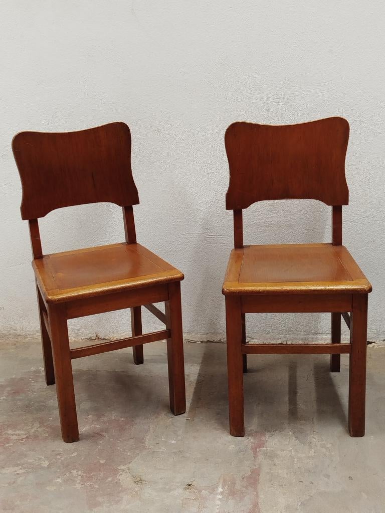 Vintage set keukenstoelen jaren '60 van Luterma Estonia, Ophalen