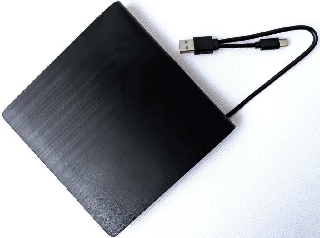 Externe DVD speler / brander met USB-A en USB-C aansluiting, Ophalen, Dvd, MacOS, Zo goed als nieuw