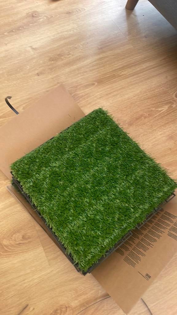 Ikea gras tegels 12, Tuin en Terras, Terrasdelen en Vlonders, Ophalen, Nieuw, Kunststof