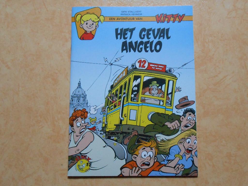 Collectie fenix 15 Het geval Angelo 2003 1 ste druk., Eén stripboek, Dirk Stallaert, Nieuw, Ophalen of Verzenden