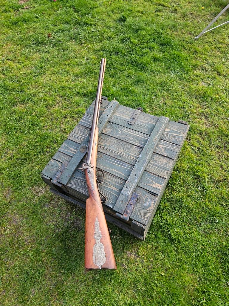 Antiek percussie jachtgeweer geweer, Ophalen of Verzenden
