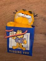 Garfield Knuffel in Tas - Vintage, Ophalen of Verzenden, Gebruikt, Poes