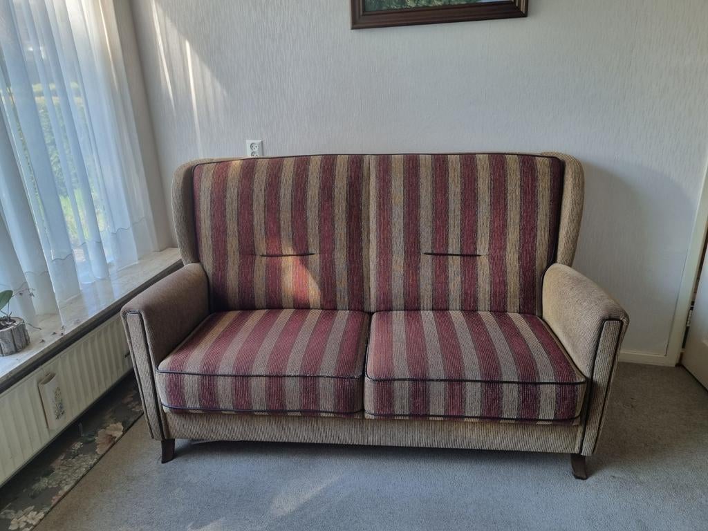 Bank, 2 zits, t.e.a.b., Huis en Inrichting, Banken | Bankstellen, Ophalen, Gebruikt, Tweepersoons, 75 tot 100 cm