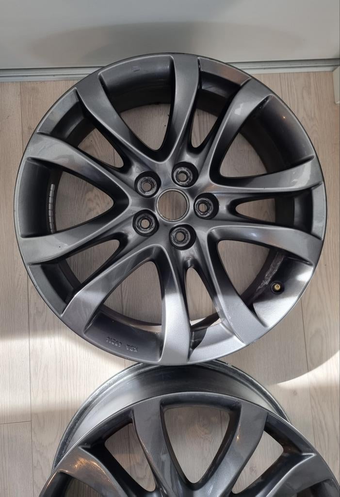 3x orig 19" Mazda 6 / 3 / CX3 / CX5 velgen (antraciet), Auto-onderdelen, Banden en Velgen, Gebruikt, Velg(en), 225 mm, Ophalen