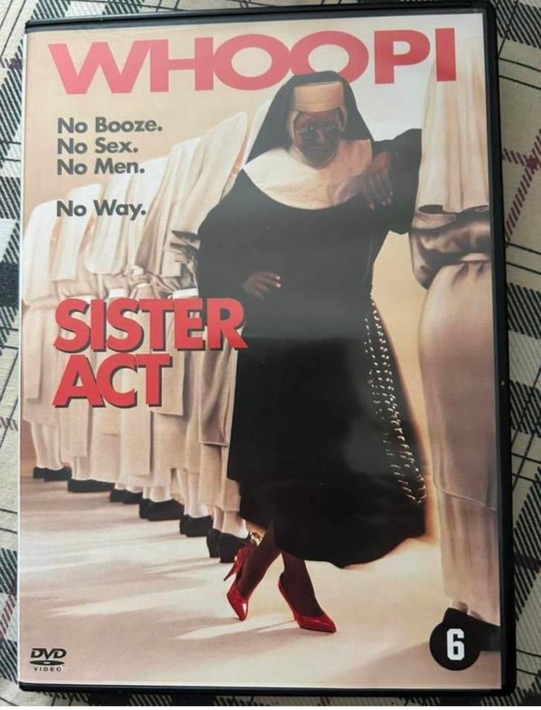 Sister Act Whoopi Goldberg Dvd, Alle leeftijden, Ophalen of Verzenden, Zo goed als nieuw