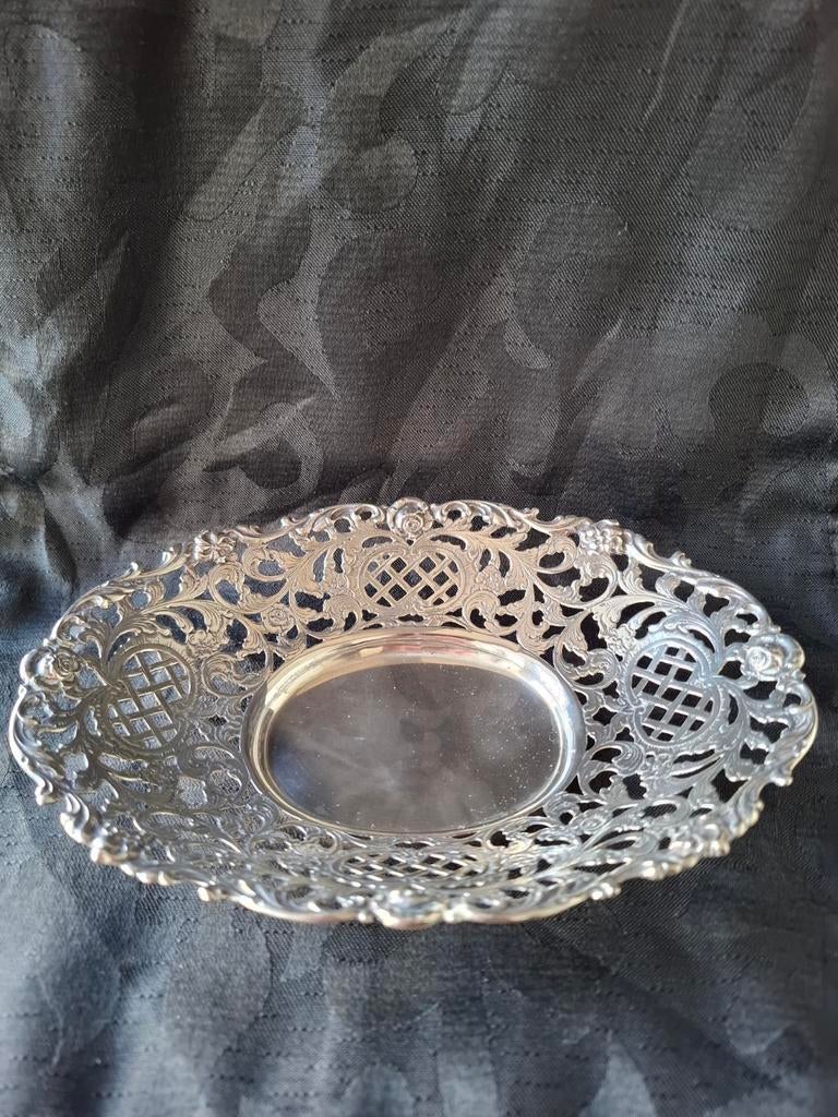 Zilveren broodmand / schaal, Ophalen of Verzenden, Zilver