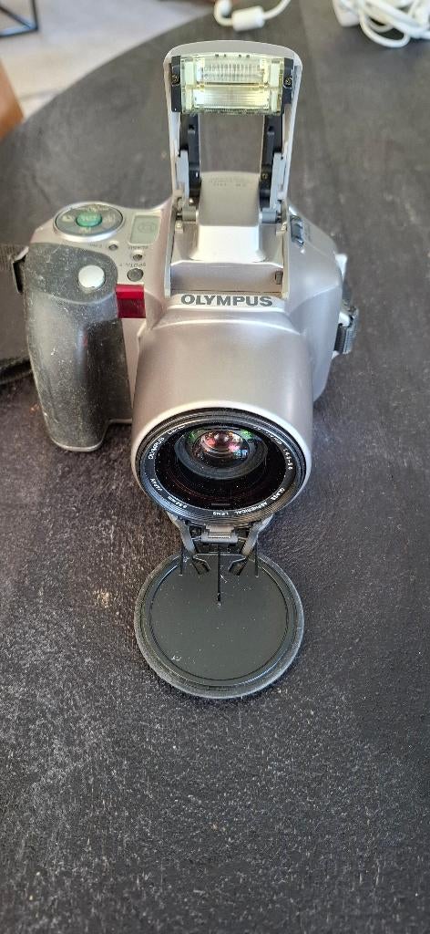 olympus 28-110 high power twin flash ANALOGE camera, Ophalen of Verzenden, Gebruikt, Compact, Olympus