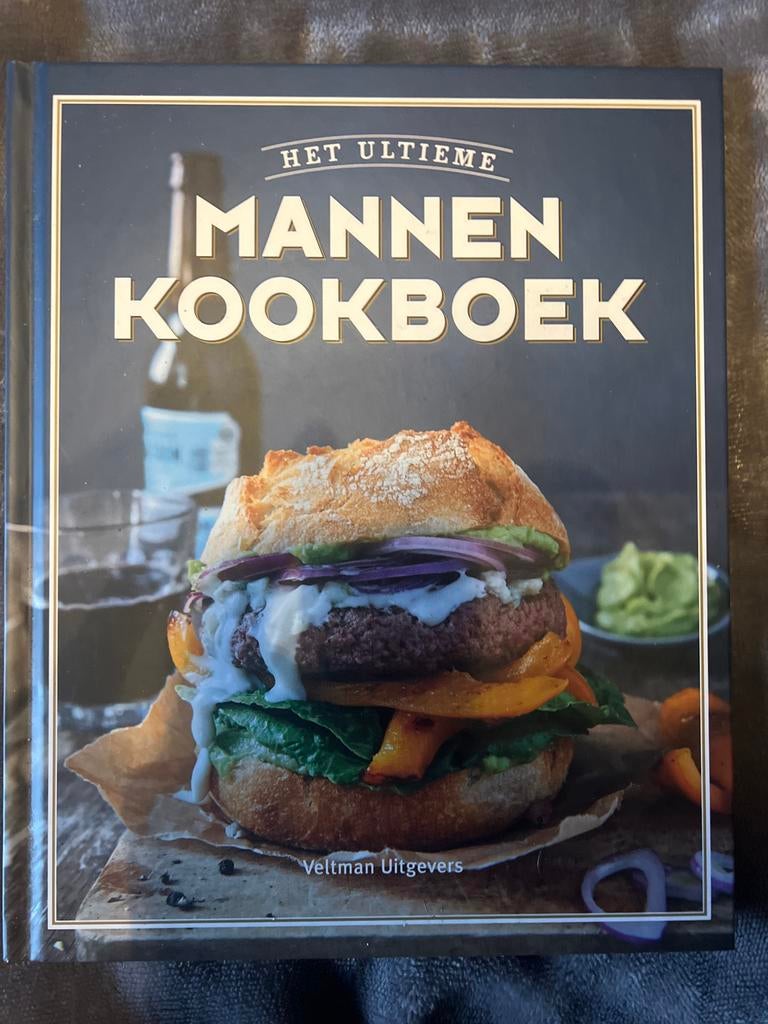 Het Ultieme Mannen Kookboek - Nieuwstaat!, Vegetarisch, Voorgerechten en Soepen, Ophalen of Verzenden, Zo goed als nieuw
