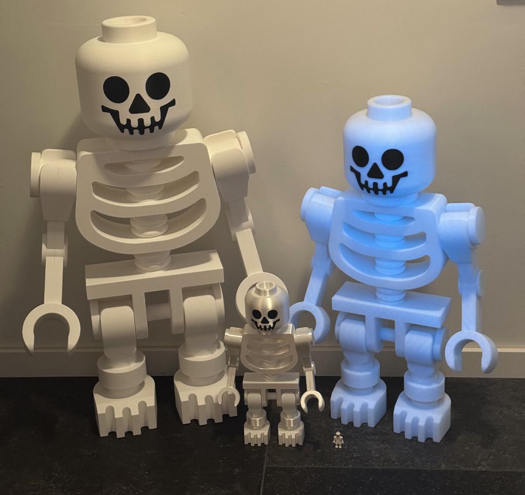 Mega skelet minifig 3 maten, Ophalen of Verzenden, Nieuw