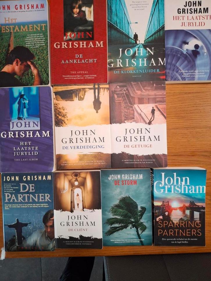 John Grisham boeken, Boeken, Thrillers, Gelezen, Ophalen of Verzenden