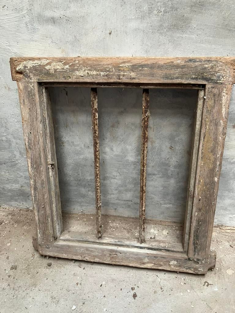 Decoratief kozijn raam kelderraam raam met tralies, Ophalen