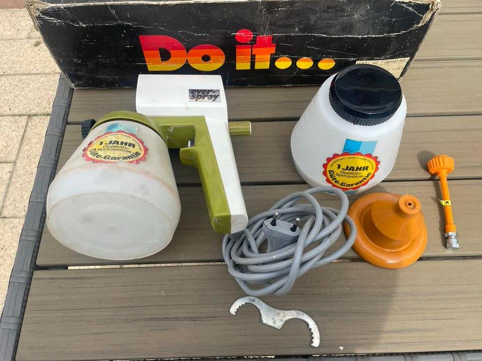 vintage  "DO IT ever spray" verfspuit,, Ophalen of Verzenden, Zo goed als nieuw