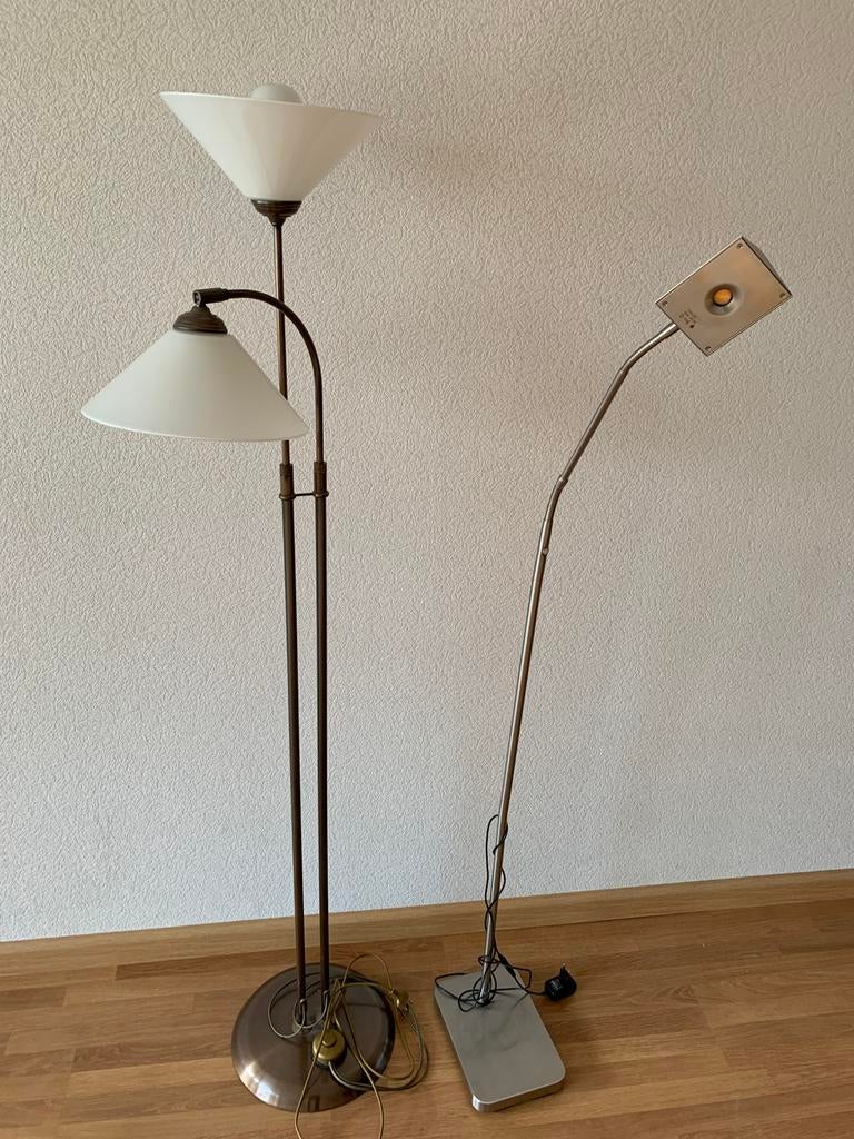 2 vloerlampen, Ophalen, Zo goed als nieuw, 150 tot 200 cm