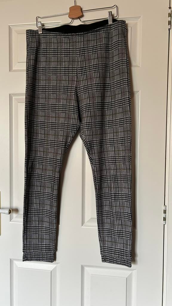 MS mode zwart/witte broek maat 48, Zwart, Maat 46/48 (XL) of groter, Ophalen of Verzenden, Zo goed als nieuw