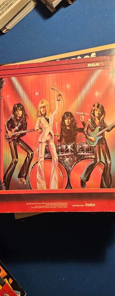 Vintage RCA Puzzel Rockband Jaren '70, Ophalen of Verzenden, Minder dan 500 stukjes, Gebruikt, Legpuzzel