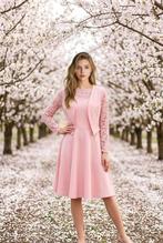 Zomerjurk met kant en bolero, Kleding | Dames, Jurken, Maat 38/40 (M), Nieuw, Ophalen of Verzenden, Roze