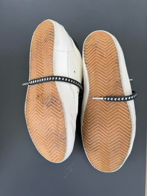 Golden Goose sneakers wit met sterren veters, Ophalen, Gedragen, Wit, Sneakers of Gympen