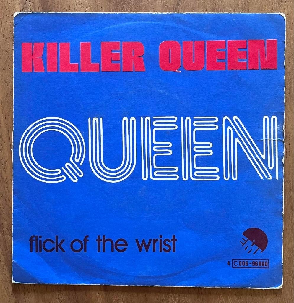 Queen - Killer Queen (Belgische persing), Gebruikt, Fotohoes, 7 inch, Ophalen of Verzenden