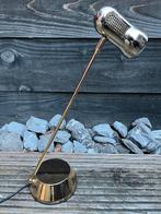 Vintage Bureau Lamp Fase Madrid - Goud, Ophalen, Gebruikt, Metaal, 50 tot 75 cm