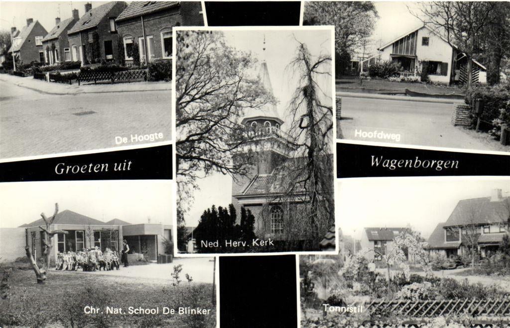Groeten uit Wagenborgen - 5 afb - ongelopen, Ophalen of Verzenden, Voor 1920, Ongelopen, Noord-Brabant