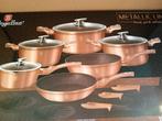 Berlinger Haus Metallic Line Rose Gold Pannenset, Ophalen of Verzenden