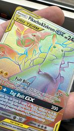Pokemon Pikachu & Zekrom GX Tag Team Rainbow Rare, Hobby en Vrije tijd, Verzamelkaartspellen | Pokémon, Ophalen of Verzenden, Zo goed als nieuw