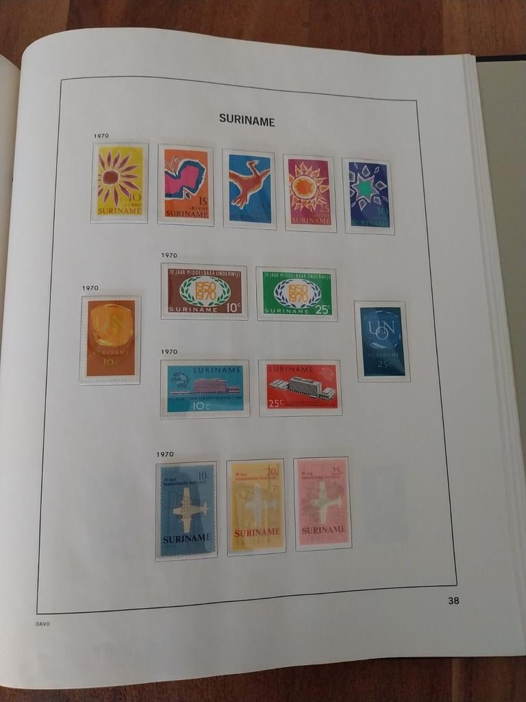 Adv 2: verzameling Suriname 1873/1975 postfris/ongebruikt., Ophalen of Verzenden, Buitenland