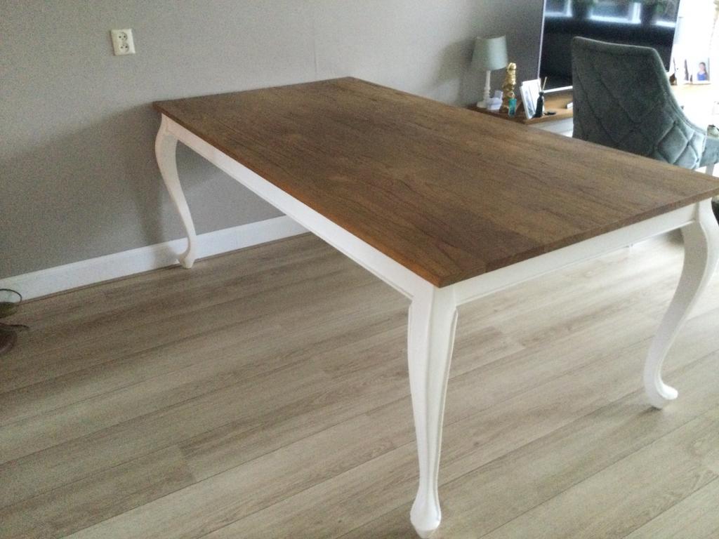 Mooie queen an eethoektafel, Huis en Inrichting, Ophalen of Verzenden, Zo goed als nieuw, Rechthoekig, 50 tot 100 cm